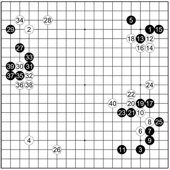 谱83 李世乭执黑vsalphago5