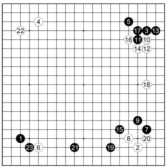 谱15 本因坊知伯执黑vs安井仙角
