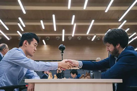 丁立人和拉迪亚波夫的第二盘慢棋较量